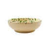 Puglia Handmade Crockery & Dinnerware|Bowls^Puglia Green Splatter Bowl, 19cm