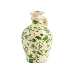 Puglia Handmade Jugs & Bottles|Tableware Brands^Puglia Green Splatter Oil Bottle, 250ml