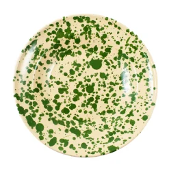 Puglia Handmade Crockery & Dinnerware|Bowls^Puglia Green Splatter Pasta Bowl, 29cm