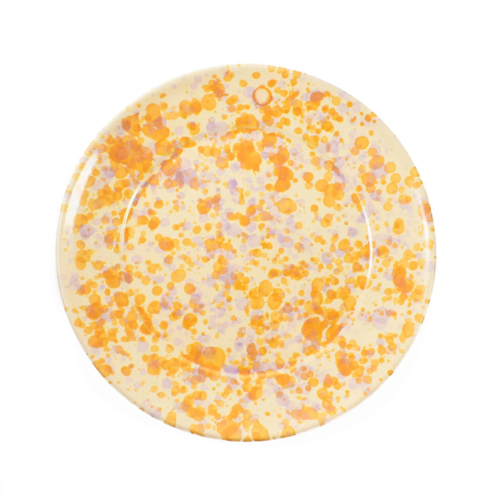 Puglia Handmade Tableware Brands|Plates^Puglia Lilac and Yellow Splatter Dinner Plate, 27cm