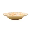 Puglia Handmade Crockery & Dinnerware|Bowls^Puglia Lilac and Yellow Splatter Pasta Bowl, 29cm