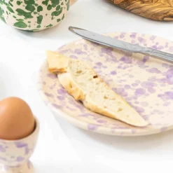 Puglia Handmade Tableware Brands^Puglia Lilac Splatter Egg Cup