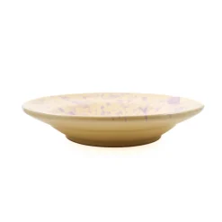 Puglia Handmade Crockery & Dinnerware|Bowls^Puglia Lilac Splatter Pasta Bowl, 29cm