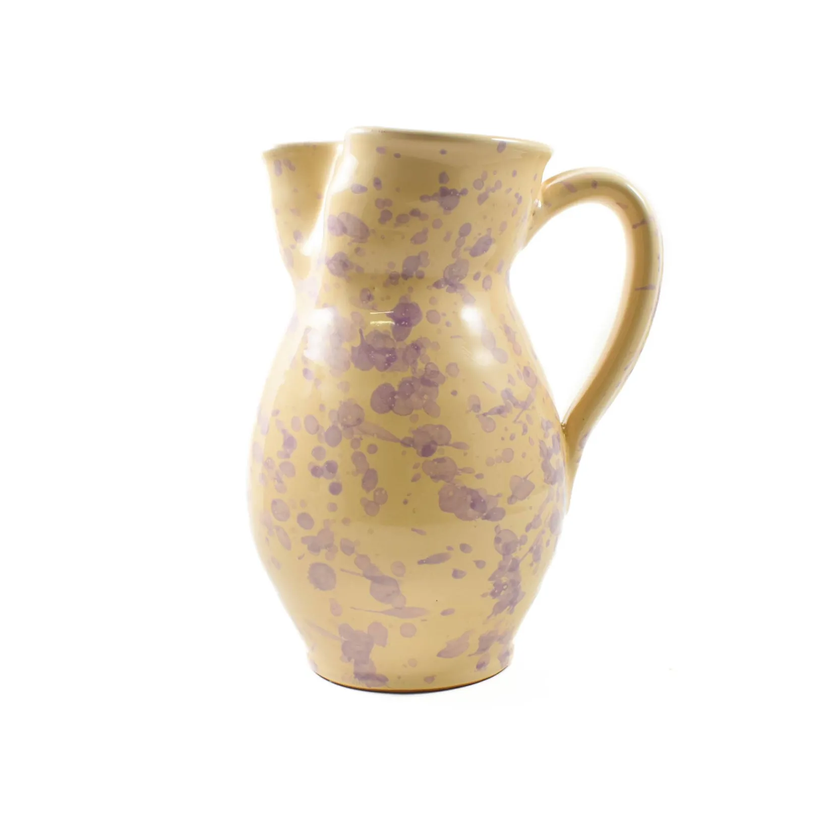 Puglia Handmade Jugs & Bottles|Tableware Brands^Puglia Lilac Splatter Pitcher