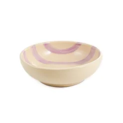 Puglia Handmade Crockery & Dinnerware|Bowls^Puglia Lilac Stripe Bowl, 19cm