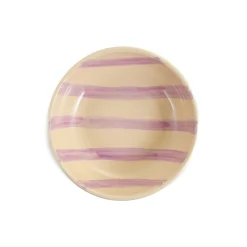 Puglia Handmade Crockery & Dinnerware|Bowls^Puglia Lilac Stripe Bowl, 19cm