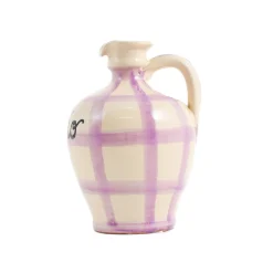 Puglia Handmade Jugs & Bottles|Tableware Brands^Puglia Lilac Stripe Oil Bottle, 250ml