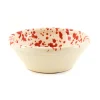 Puglia Handmade Italian Ingredients|Crockery & Dinnerware^Puglia Red Splatter Bowl, 12cm
