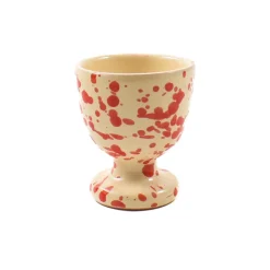 Puglia Handmade Tableware Brands^Puglia Red Splatter Egg Cup