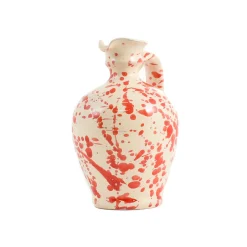 Puglia Handmade Jugs & Bottles|Tableware Brands^Puglia Red Splatter Oil Bottle, 250ml