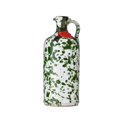 Galantino Italian Ingredients|Oil, Vinegar & Dressings^Puglian Extra Virgin Olive Oil in Green Splatter Ceramic Bottle, 500ml