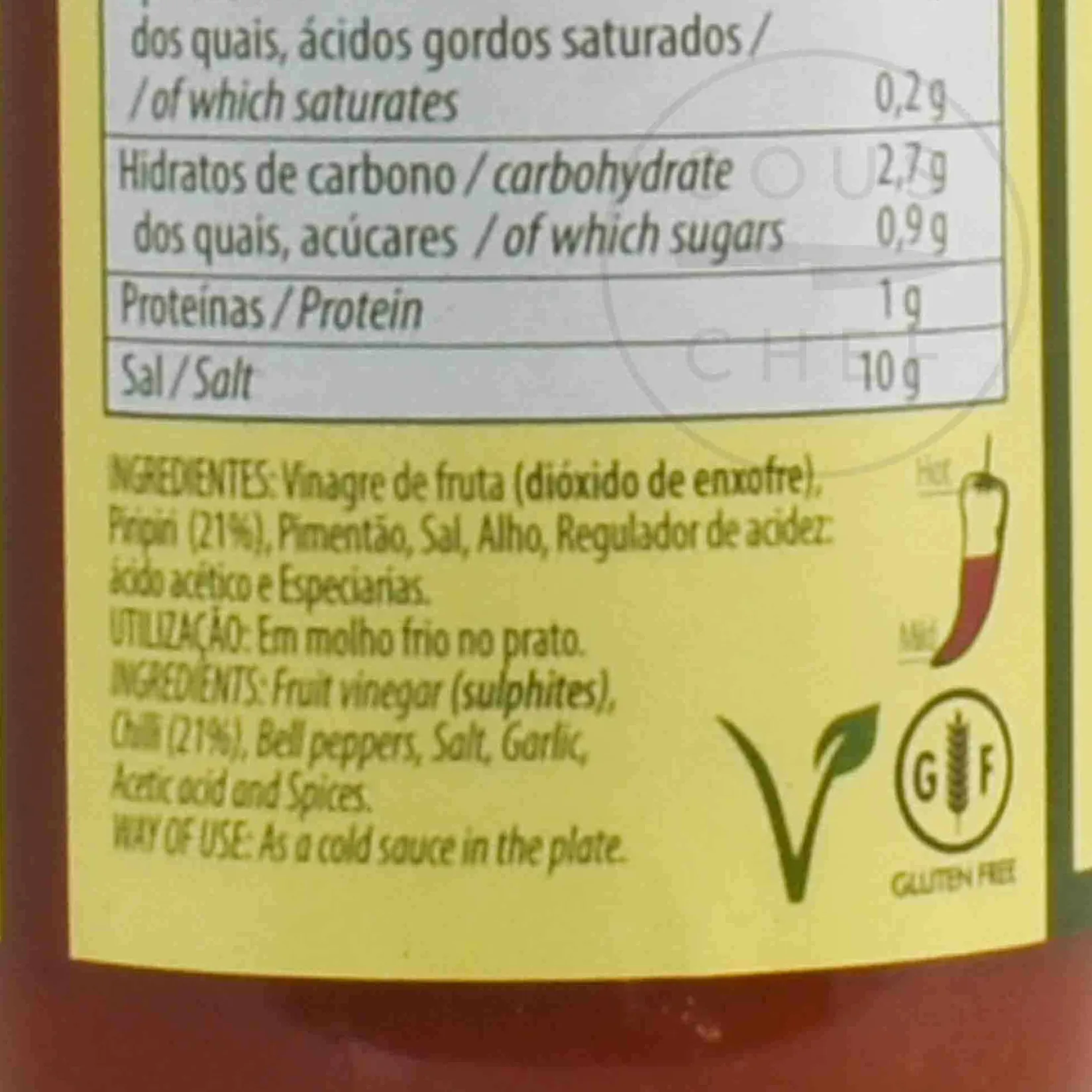 Qta D'avo Ingredients Brands|Sauces & Condiments^Quinta D'Avo Peri-Peri Sauce, 95ml