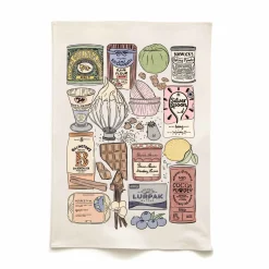 Quite Nice Clothing Kitchen Textiles & Clothing^Baking Essentials Organic Cotton Tea Towel