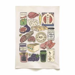 Quite Nice Clothing Kitchen Textiles & Clothing^Charcuterie Organic Cotton Tea Towel