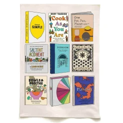 Quite Nice Clothing Kitchen Textiles & Clothing^Cookbook Organic Cotton Tea Towel