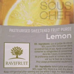 Ravifruit Ingredients Brands|Drinks^Lemon Puree, 1 Litre