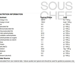 Ravifruit Ingredients Brands|Drinks^Pina Colada Puree, 1 Litre
