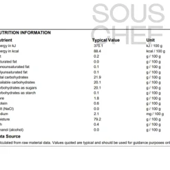 Ravifruit Ingredients Brands|Drinks^White Peach Puree, 1 Litre