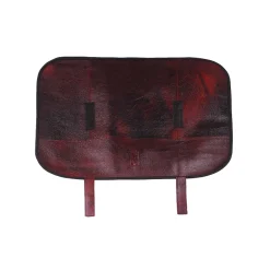 JKC Kitchen Knives^Red Buffalo Leather Knife Roll, 6 Slots