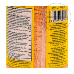 Natco Ingredients Brands|Indian Ingredients^Red Lentils (Masoor Dal), 1kg