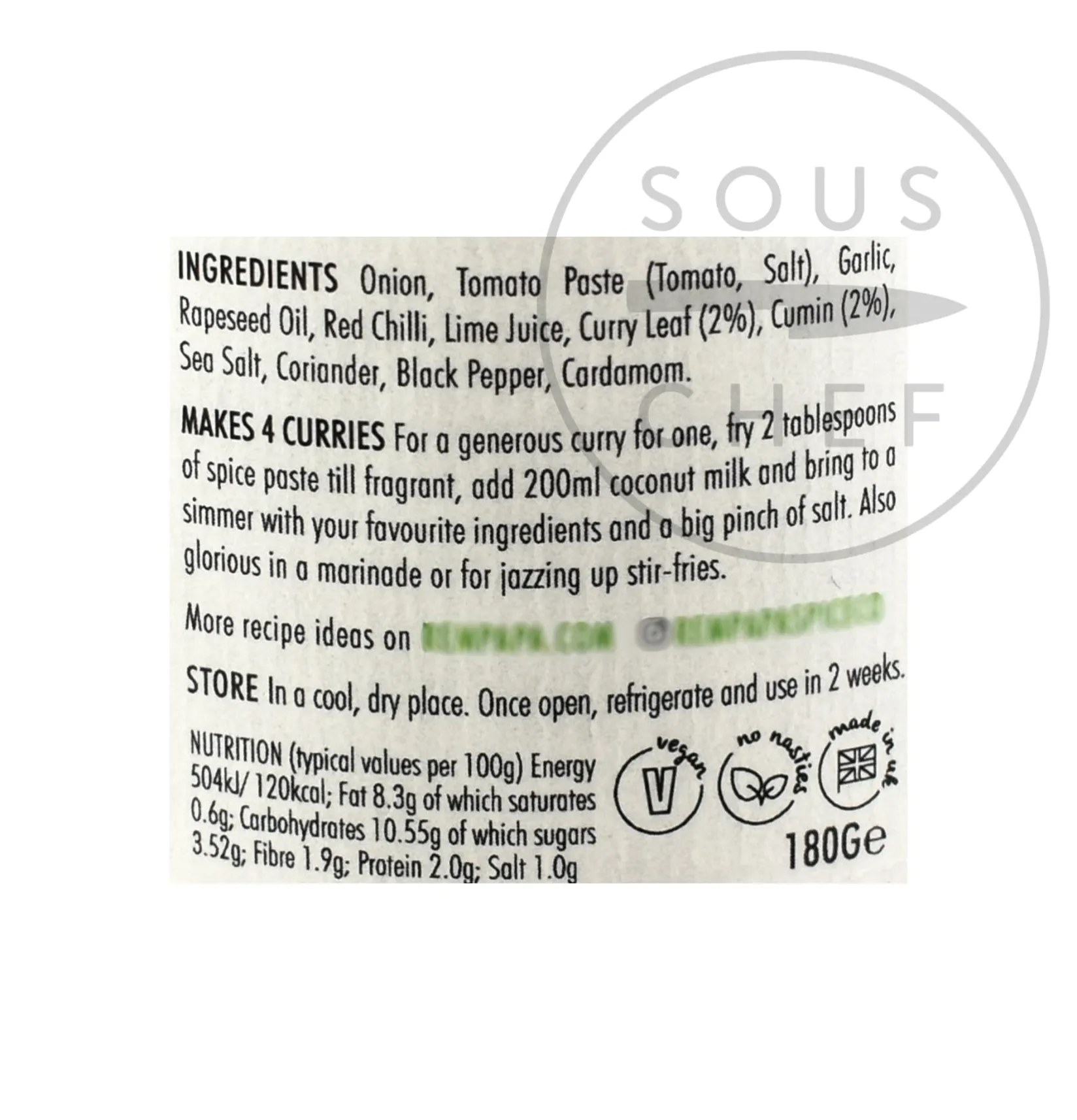 Rempapa Ingredients Brands|Southeast Asian Ingredients^Mamak Curry Leaf & Roasted Cumin, 180g