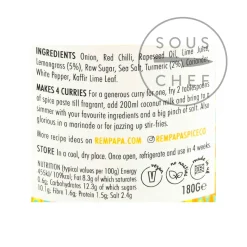 Rempapa Ingredients Brands|Southeast Asian Ingredients^Peranakan Turmeric & Lemongrass Spice Paste, 180g