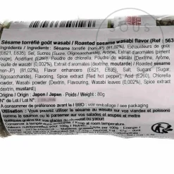Toho Ingredients Brands|Japanese Ingredients^Roasted Sesame Seeds With Wasabi, 80g