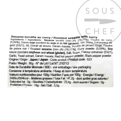 TohoSyokuhin Ingredients Brands|Japanese Ingredients^Roasted Sesame Seeds with Curry, 80g