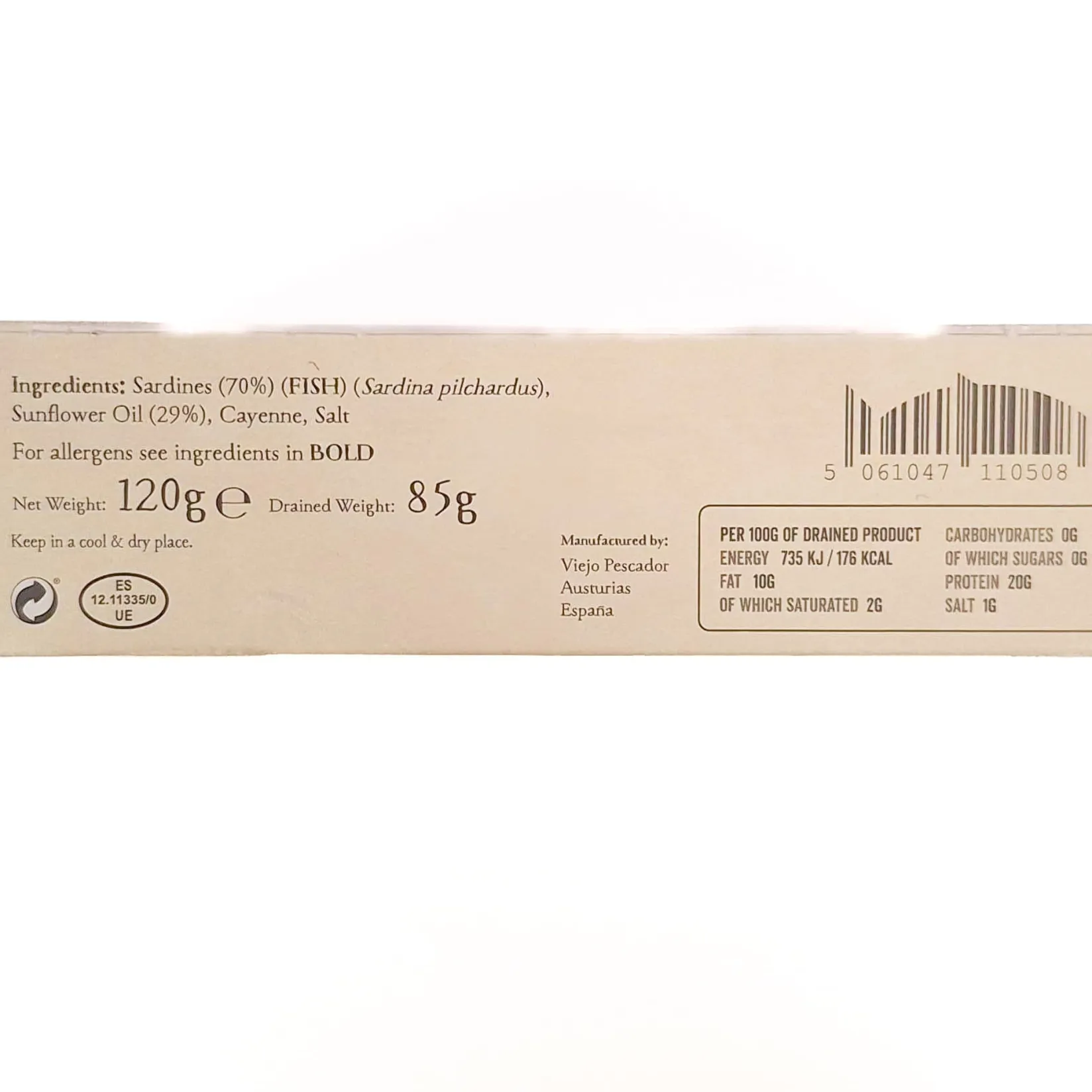 Rockfish Tinned Fish & Seafood|Ingredients Brands^Sardines with Chilli, 120g