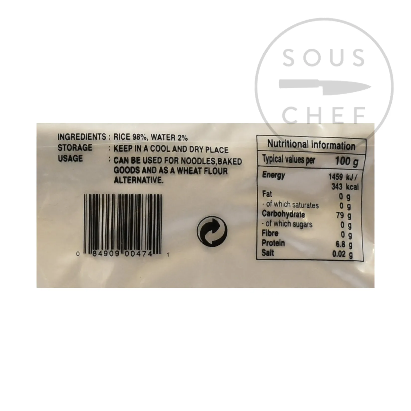 Rose Ingredients Brands|Korean Ingredients^Rice Flour, 450g