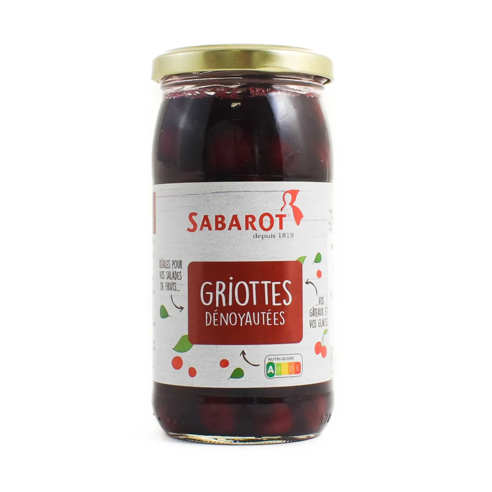 Sabarot Ingredients Brands|Baking Ingredients^Pitted Morello Cherries (Griottes), 370ml