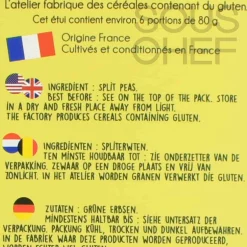 Sabarot Ingredients Brands|Pasta, Rice & Beans^Split Peas From France, 500g