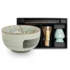 Kiji Stoneware & Ceramics Japanese Ingredients|Japanese Tableware^Sakura Blossom Matcha Gift Set