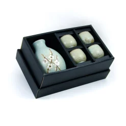 Kiji Stoneware & Ceramics Tableware Brands|Japanese Ingredients^Sakura Blossom Sake Set
