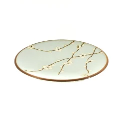 Kiji Stoneware & Ceramics Japanese Ingredients|Plates^Sakura Blossom Side Plate, 22.5cm