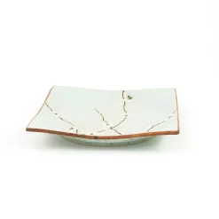 Kiji Stoneware & Ceramics Tableware Brands|Japanese Ingredients^Sakura Blossom Square Plate