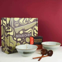 Sous Chef Kit Japanese Ingredients|Japanese Tableware^Sakura Ramen Bowl Set