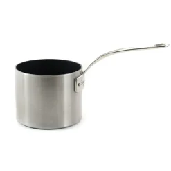 Samuel Groves Made In The Uk|Pots & Pans^Non-Stick Stainless Steel Straight Sided Milkpan, 14cm