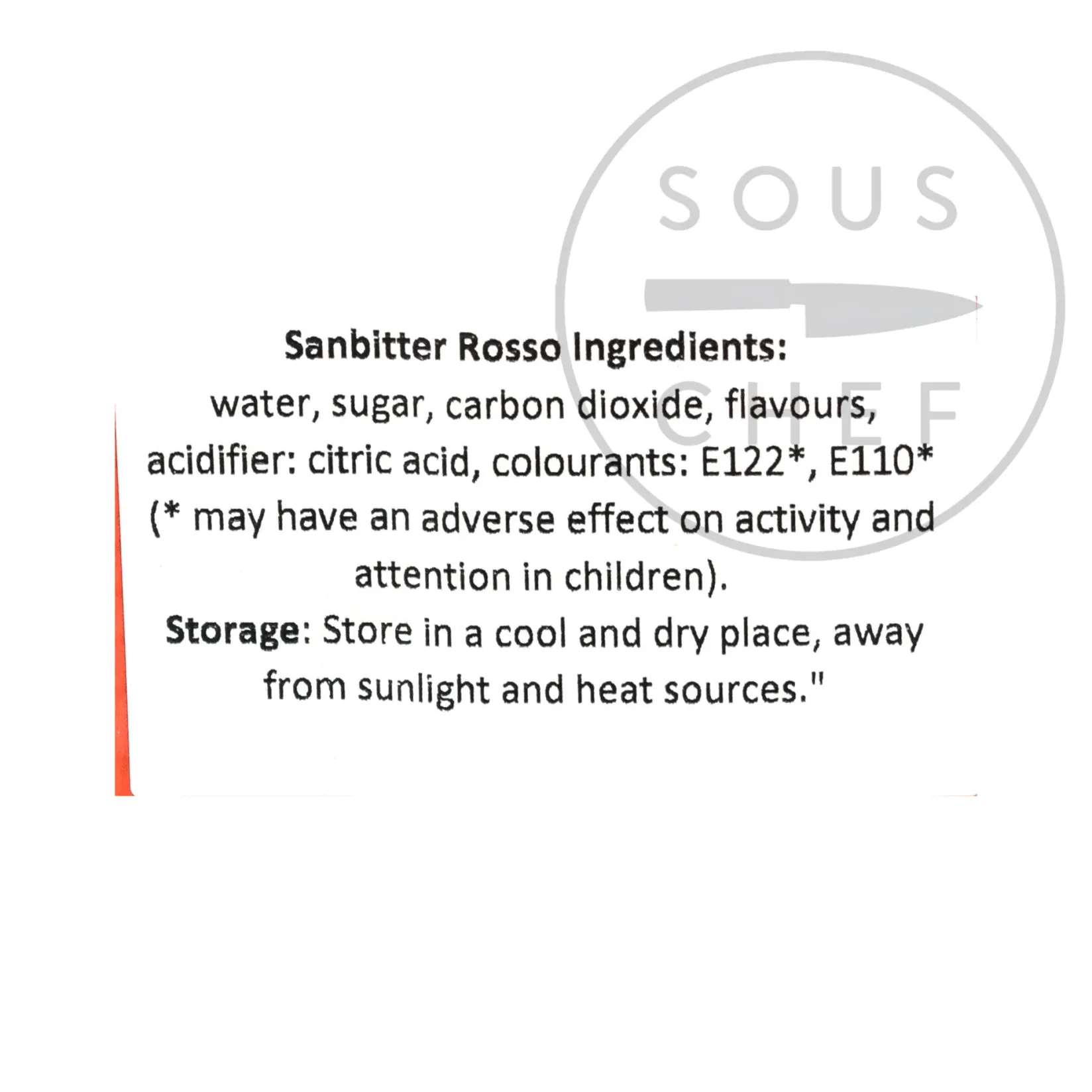 Sanbitter Italian Ingredients|Drinks^Rosso - 10 Bottles