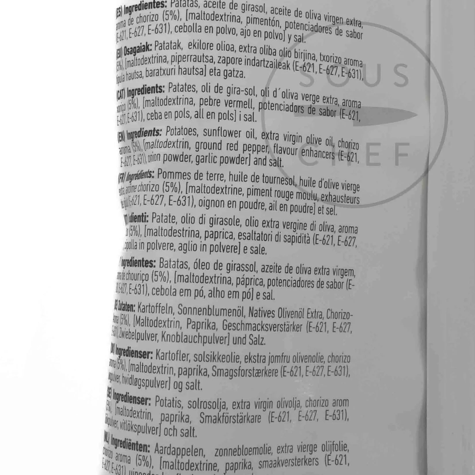 Sarriegui Ingredients Brands|Spanish Ingredients^Sarriegui Spicy Chorizo Crisps, 125g