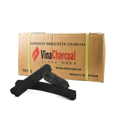 Vina Charcoal Bbq & Smoking^Sawdust Briquette Binchotan Charcoal, 10kg