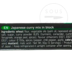 S&B Japanese Ingredients|Sauces & Condiments^Golden Curry Sauce Mix, 92g