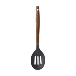 Scanpan Kitchen Tools & Utensils^Carbonized Ash & Silicone Slotted Spoon, 31cm