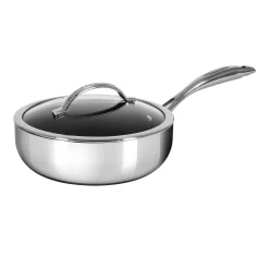 Scanpan Pots & Pans^HaptIQ Stainless Steel Non-Stick Deep Saute Pan with Lid, 26cm