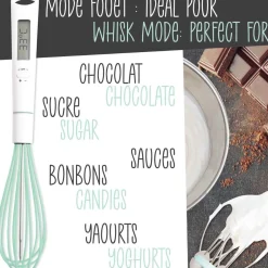 Carambelle Baking Supplies & Equipment^Scrap Cooking Handheld Whisk with Built in Thermometer