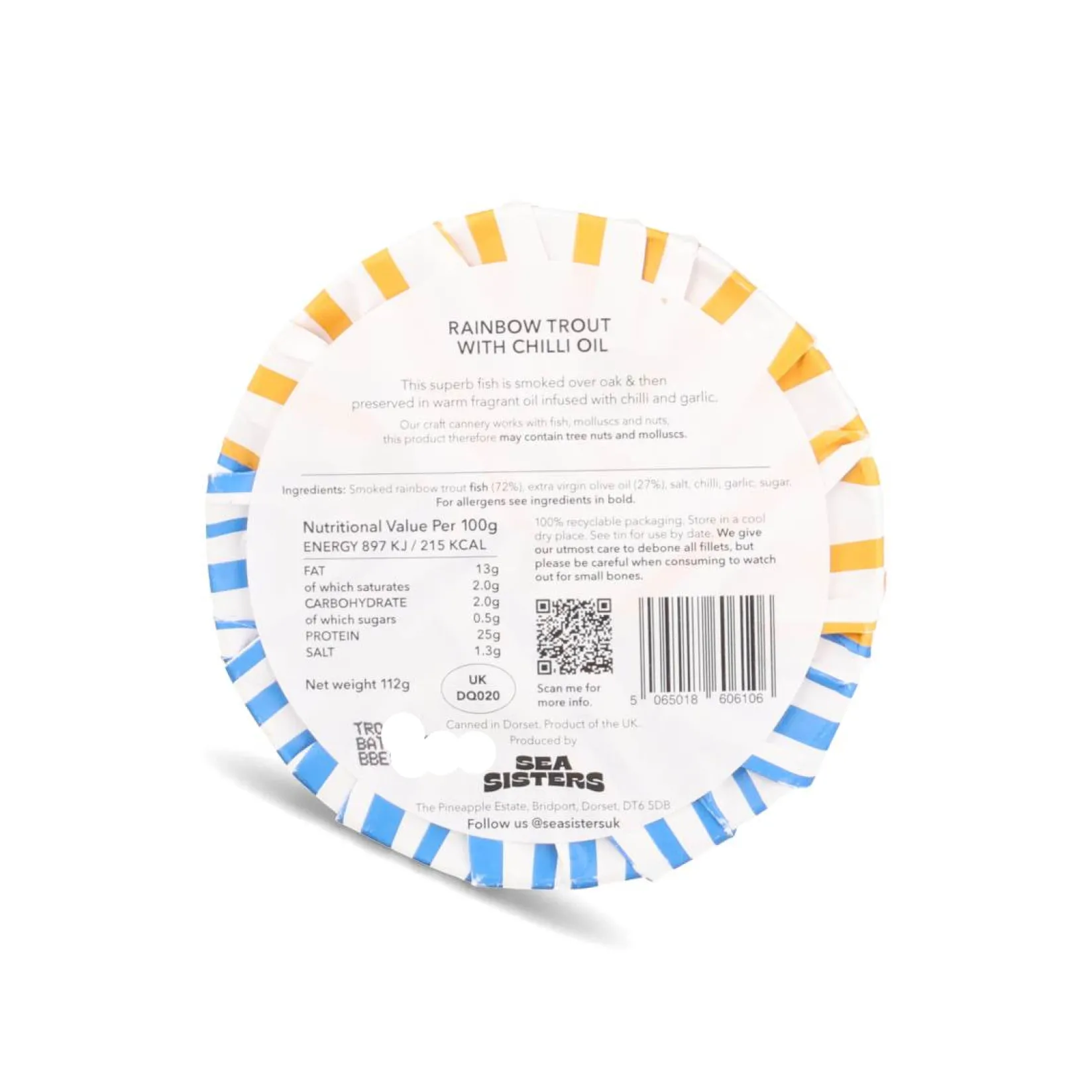 Sea Sisters Tinned Fish & Seafood|Ingredients Brands^Limited Edition Rainbow Trout with Chilli Oil, 115g