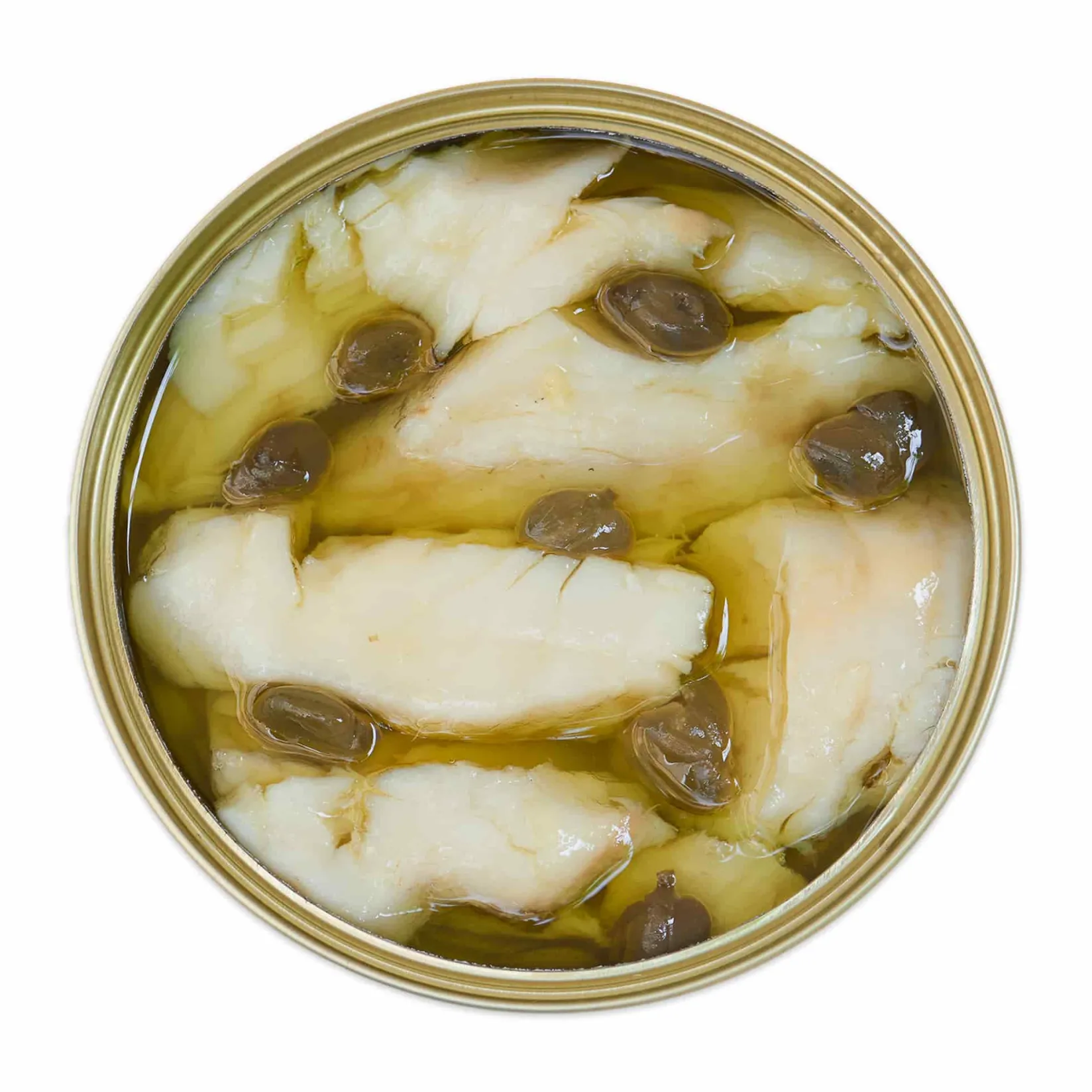 Sea Sisters Tinned Fish & Seafood|Ingredients Brands^Tinned Cornish Hake With Rosemary & Capers, 110g