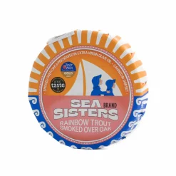 Sea Sisters Tinned Fish & Seafood|Ingredients Brands^Tinned Rainbow Trout Smoked Over Oak, 110g