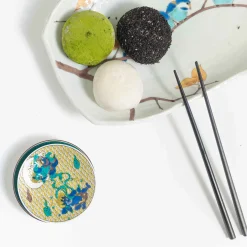 Seikou Japanese Ingredients|Table Setting^Porcelain Birds on Branch Rectangular Platter, 32cm