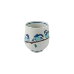 Seikou Tableware Brands|Japanese Ingredients^Porcelain Birds on Branch Sake Cup